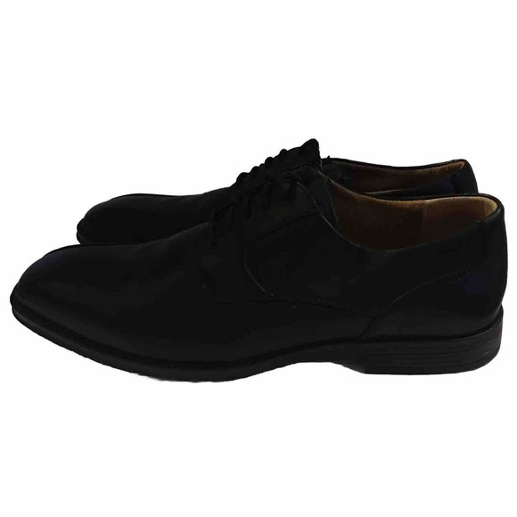Men\'s Florsheim Black Bike Toe Leather 11694-001 Dress Shoes Size 10D VGUC main image 10